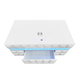 Alix White Coffee Table and End Table by New Era Innovations at Eve Furniture