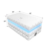 Alix White Coffee Table and End Table by New Era Innovations at Eve Furniture