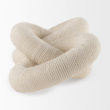 Alize Cotton Rope Wrapped Solid Wood Circular Chain Link Decorative Object by Mercana at Eve Furniture