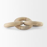 Alize Solid Wood Circular Chain Link Decorative Object by Mercana at Eve Furniture