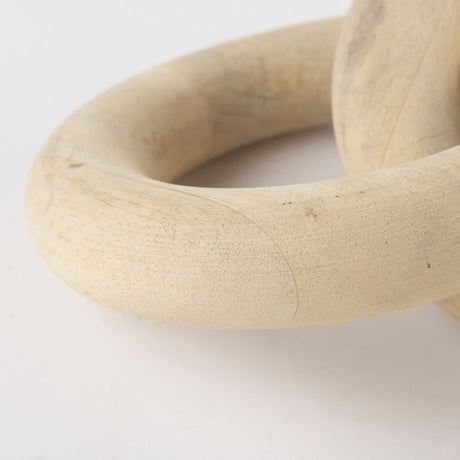 Alize Solid Wood Circular Chain Link Decorative Object by Mercana at Eve Furniture