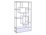 Alize White Bookshelf by Steve Silver at Eve Furniture