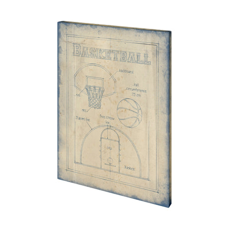 All About the Game III by Ethan Harper a Hand Embellished Textured Canvas by Mercana at Eve Furniture