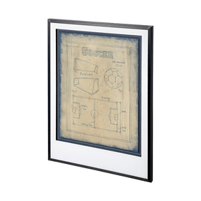 All About the Game IV by Ethan Harper a Framed Art Print Matted under Glass by Mercana at Eve Furniture