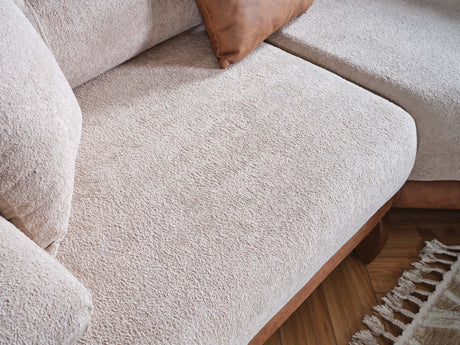 Allegra Cream Modular Sectional by Furnia at Eve Furniture