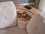 Allegra Cream Modular Sectional by Furnia at Eve Furniture
