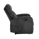 Allen Dark Gray 3-Piece Reclining Living Room Set by Homelegance at Eve Furniture