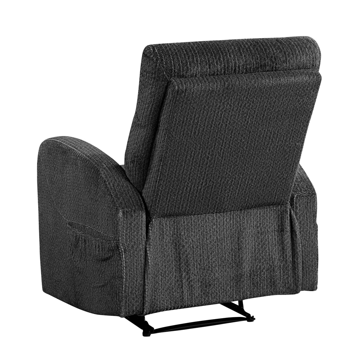 Allen Dark Gray 3-Piece Reclining Living Room Set by Homelegance at Eve Furniture