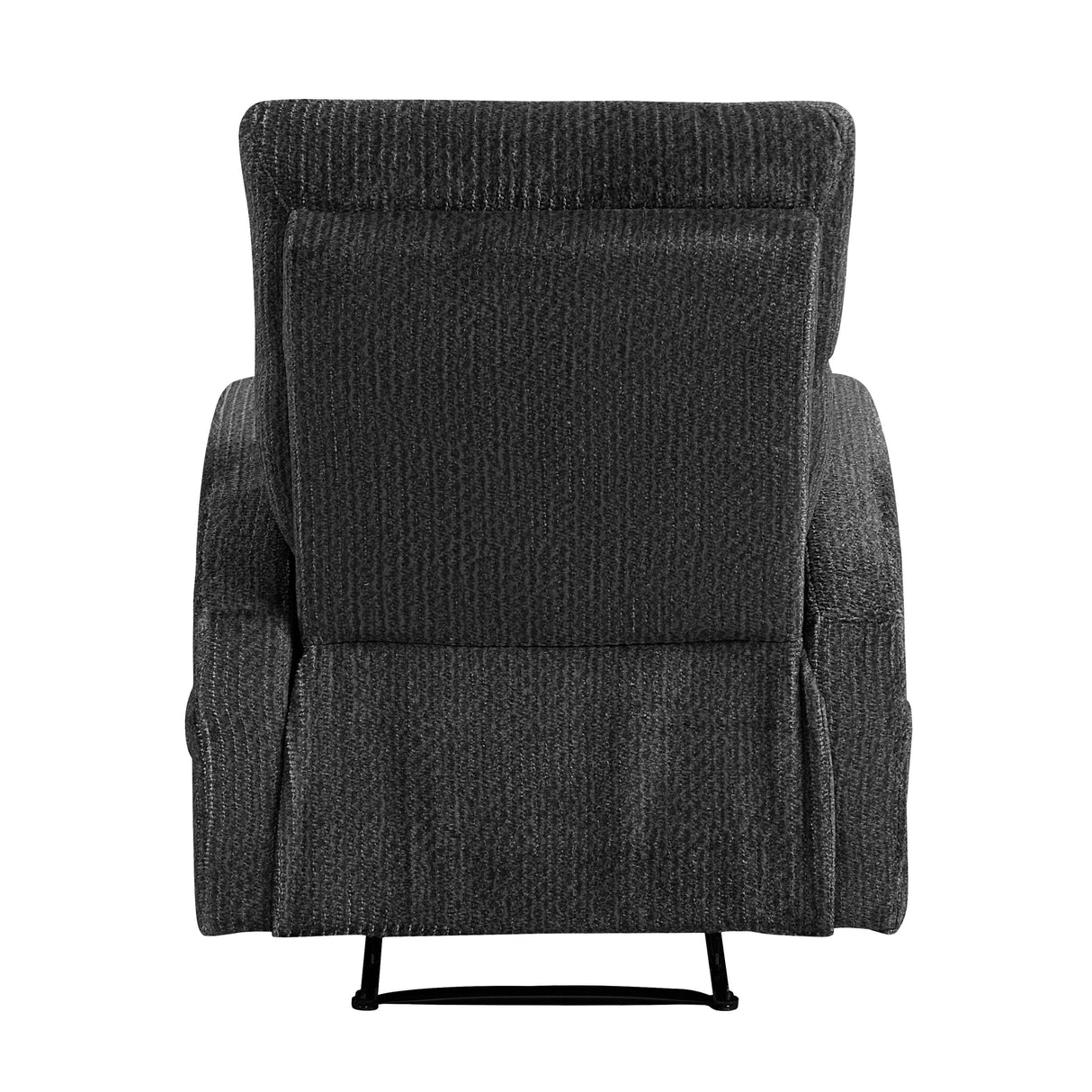 Allen Dark Gray 3-Piece Reclining Living Room Set by Homelegance at Eve Furniture