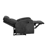 Allen Dark Gray 3-Piece Reclining Living Room Set by Homelegance at Eve Furniture