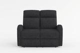 Allen Dark Gray Double Reclining Loveseat