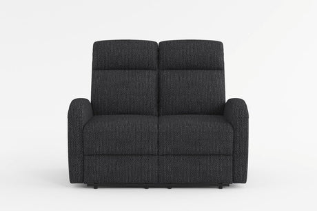 Allen Dark Gray Double Reclining Loveseat by Homelegance at Eve Furniture