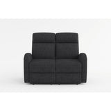 Allen Dark Gray Double Reclining Loveseat