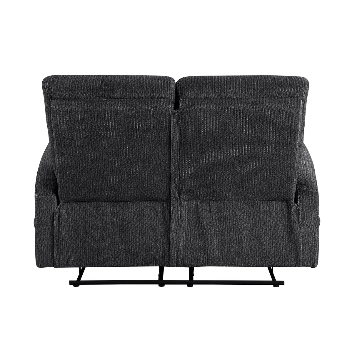 Allen Dark Gray Double Reclining Loveseat