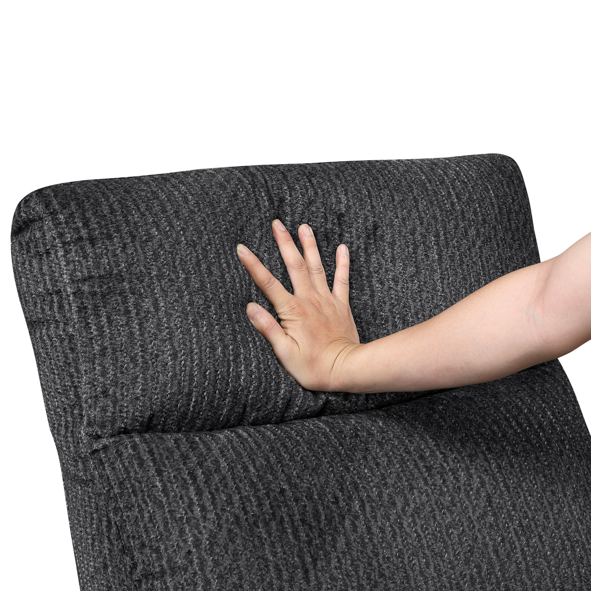 Allen Dark Gray Double Reclining Loveseat