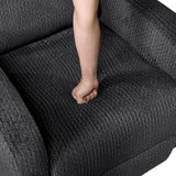 Allen Dark Gray Double Reclining Loveseat