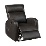 Allen Espresso 3-Piece Reclining Living Room Set by Homelegance at Eve Furniture