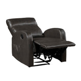 Allen Espresso 3-Piece Reclining Living Room Set by Homelegance at Eve Furniture