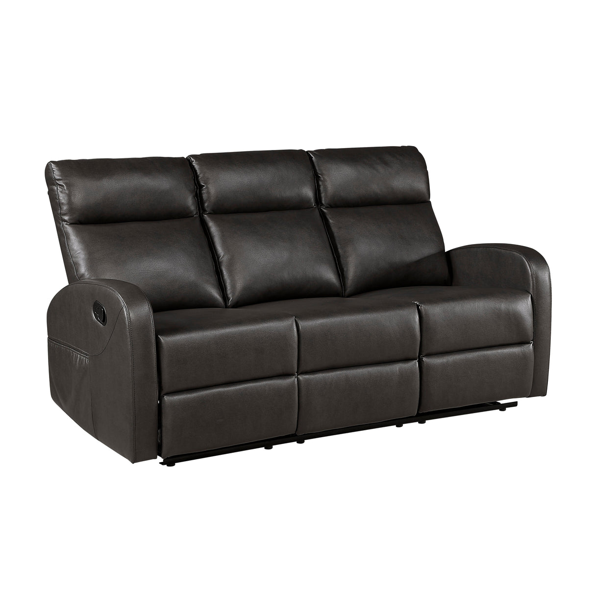 Allen Espresso Double Reclining Sofa and Loveseat by Homelegance at Eve Furniture