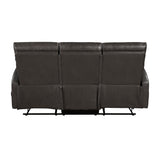 Allen Espresso Double Reclining Sofa and Loveseat by Homelegance at Eve Furniture