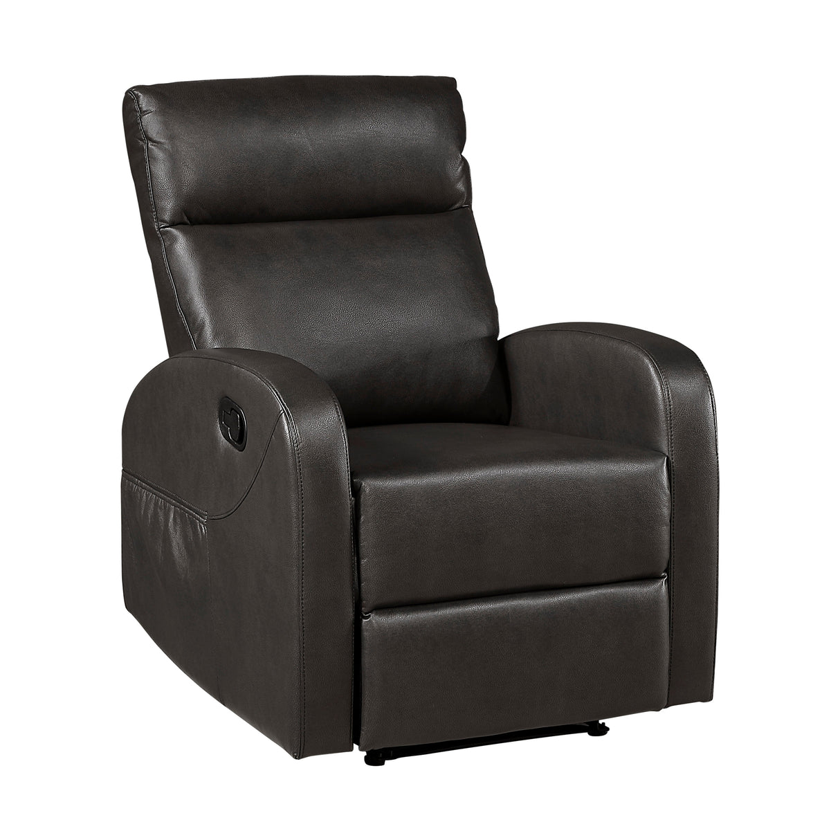 Allen Espresso Reclining Chair by Homelegance at Eve Furniture