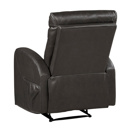 Allen Espresso Reclining Chair by Homelegance at Eve Furniture