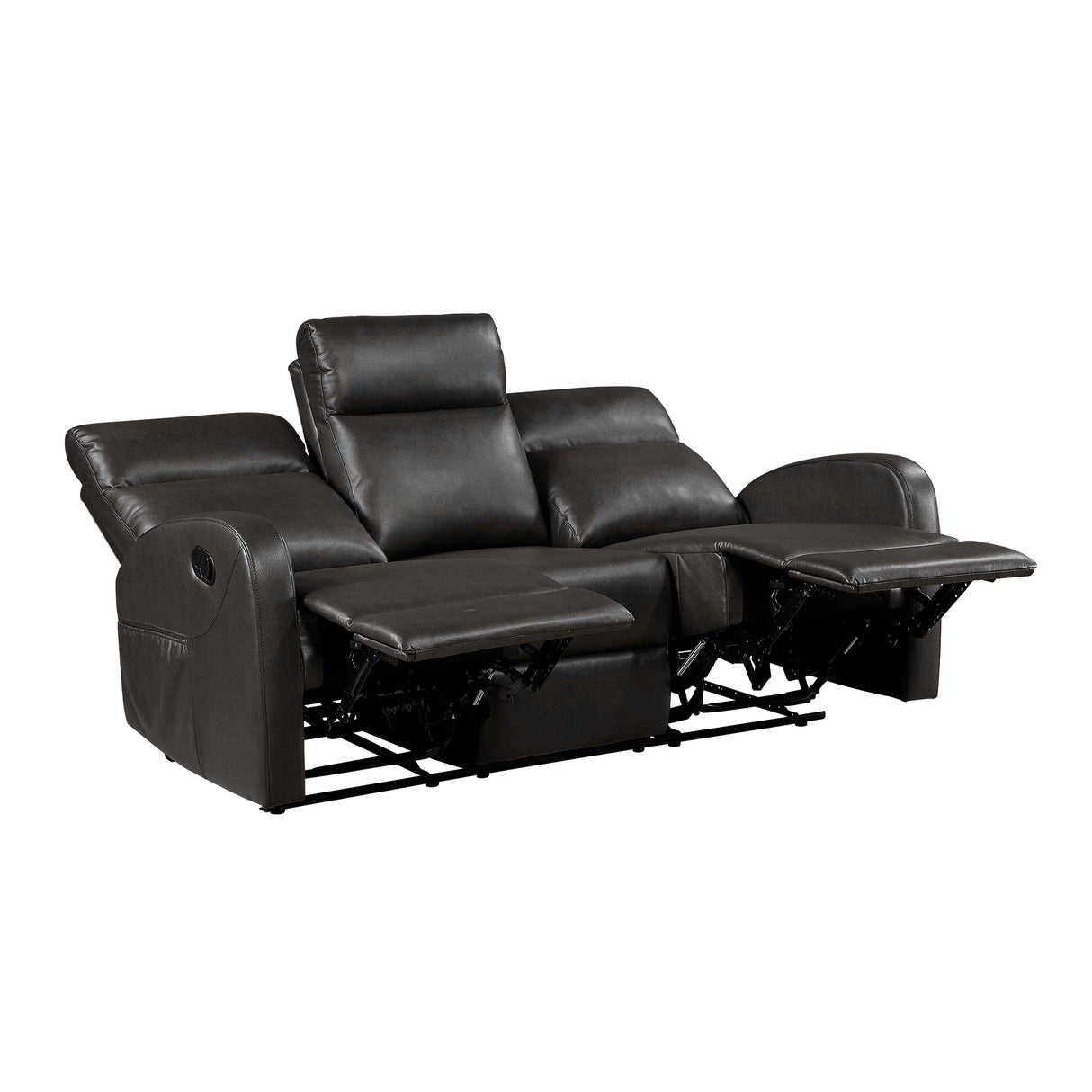 Allen Espresso Reclining Living Room Set by Homelegance at Eve Furniture
