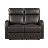 Allen Espresso Reclining Living Room Set by Homelegance at Eve Furniture