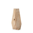 Allen II Small Natural Wooden Base Oval Vase by Mercana at Eve Furniture