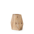 Allen III Tall Natural Wooden Base Oval Vase by Mercana at Eve Furniture