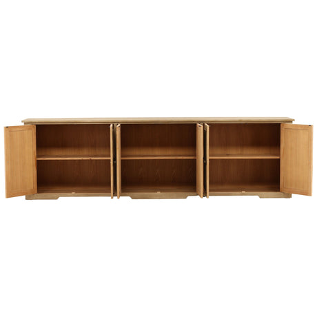 Allesandro Sideboard, Light Warm Wash by Dovetail at Eve Furniture