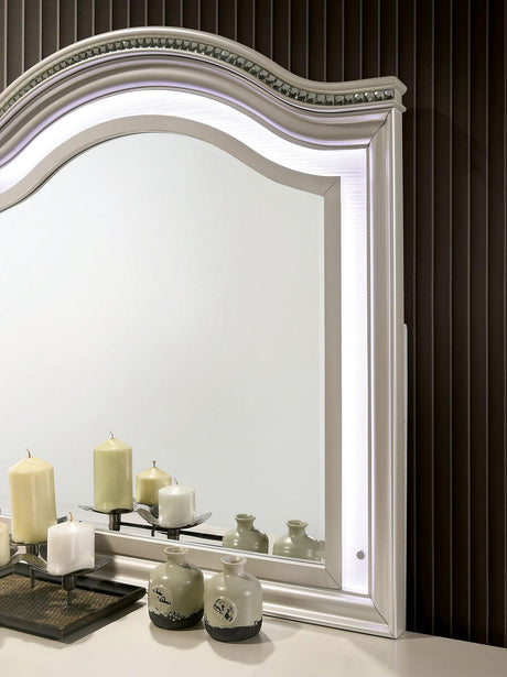 Allie Pearl White Dresser by Furniture of America at Eve Furniture