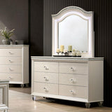 Allie Pearl White Dresser by Furniture of America at Eve Furniture