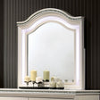Allie Pearl White Mirror by Furniture of America at Eve Furniture