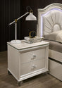Allie Pearl White Night Stand by Furniture of America at Eve Furniture