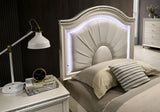 Allie Pearl White Twin Bed by Furniture of America at Eve Furniture