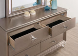 Allie Rose Gold Dresser by Furniture of America at Eve Furniture