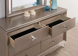 Allie Rose Gold Dresser by Furniture of America at Eve Furniture