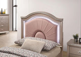 Allie Rose Gold Full Bed by Furniture of America at Eve Furniture