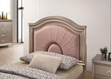 Allie Rose Gold Twin Bed by Furniture of America at Eve Furniture