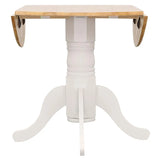 Allison Natural Brown/White 5-Piece Drop Leaf Dining Set by Coaster at Eve Furniture