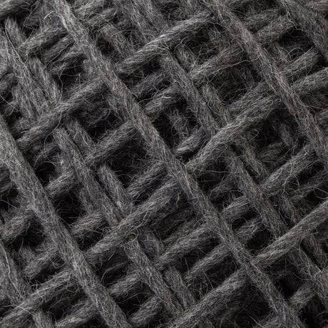 Allium Dark Gray Handwoven Wool Cylindrical Pouf by Mercana at Eve Furniture