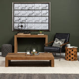 Allium Dark Gray Handwoven Wool Cylindrical Pouf by Mercana at Eve Furniture