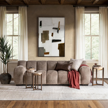 Alliza Natural Small Round Accent Table by Classic Home at Eve Furniture