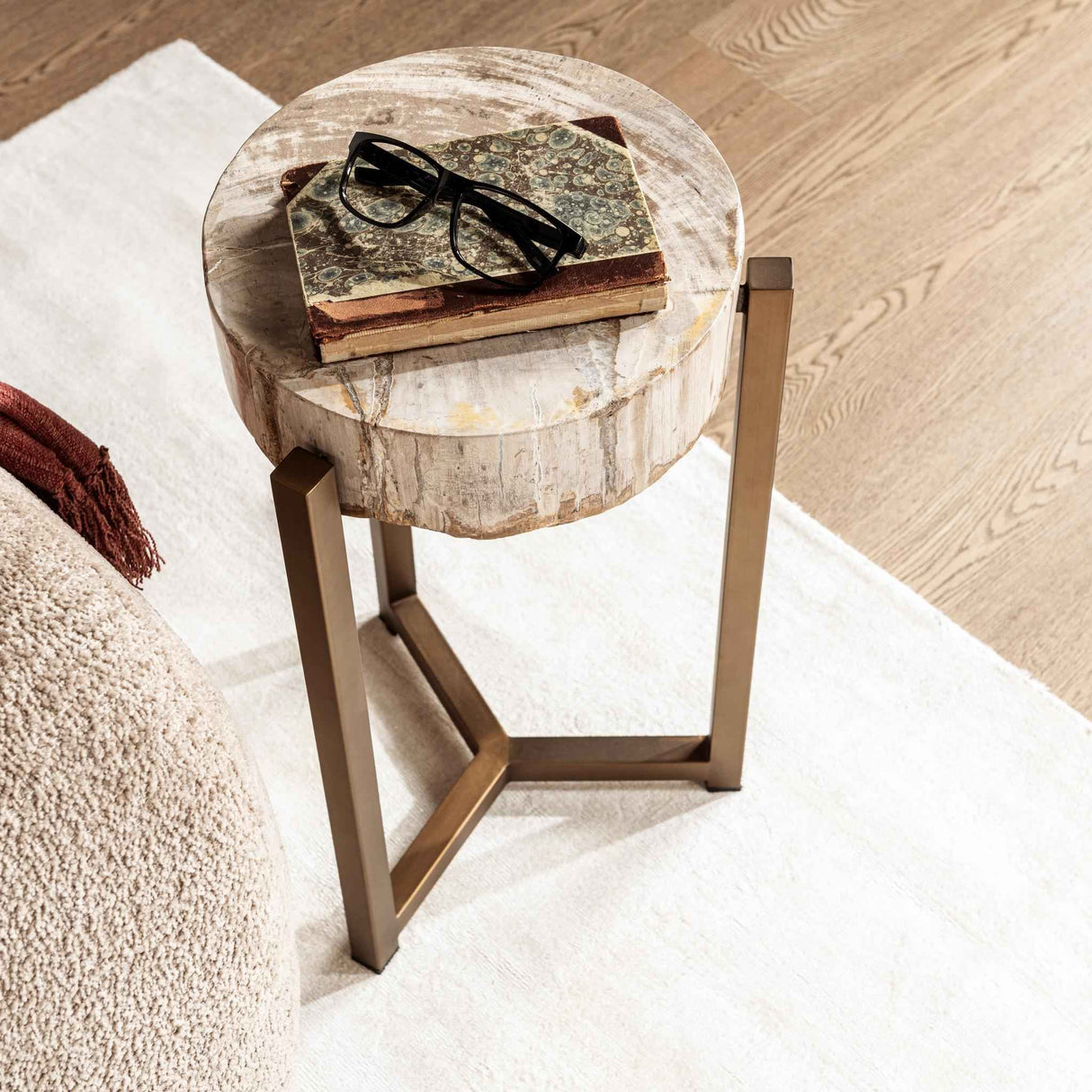 Alliza Natural Medium Accent Table by Classic Home at Eve Furniture