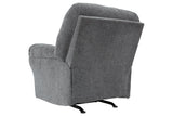 Allmaxx Pewter Fabric Recliner by Ashley at Eve Furniture