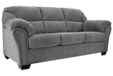 Allmaxx Pewter Fabric Sofa by Ashley at Eve Furniture