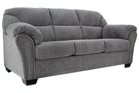 Allmaxx Pewter Fabric Sofa by Ashley at Eve Furniture