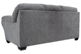 Allmaxx Pewter Fabric Sofa by Ashley at Eve Furniture