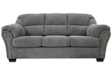 Allmaxx Pewter Fabric Sofa by Ashley at Eve Furniture